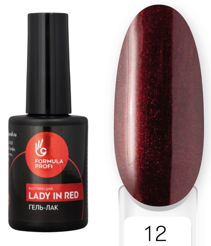 Formula Profi Гель-лак "Lady in Red" №12, 10мл